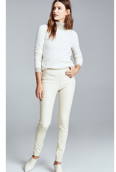 Helmut Lang Pants - Helmut lang lambskin leather leggings